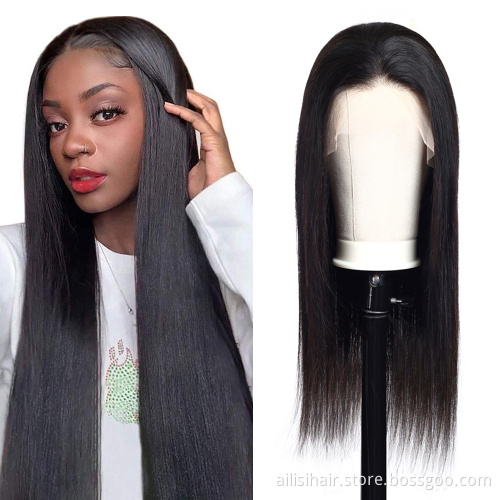 Dropshipping Wholesale Lace Front Wig Pre Plucked HD Lace Frontal Wig Human Hair Brazilian Human Hair Clear Lace Wigs